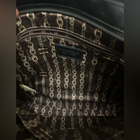 Tignanello Brown Patterned Interior Bag - Picture 3 of 9